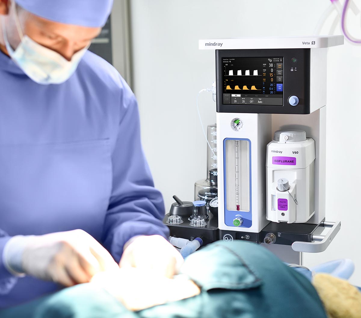 Mindray Veta 5 — Máquina de Anestesia Veterinaria miniatura 2